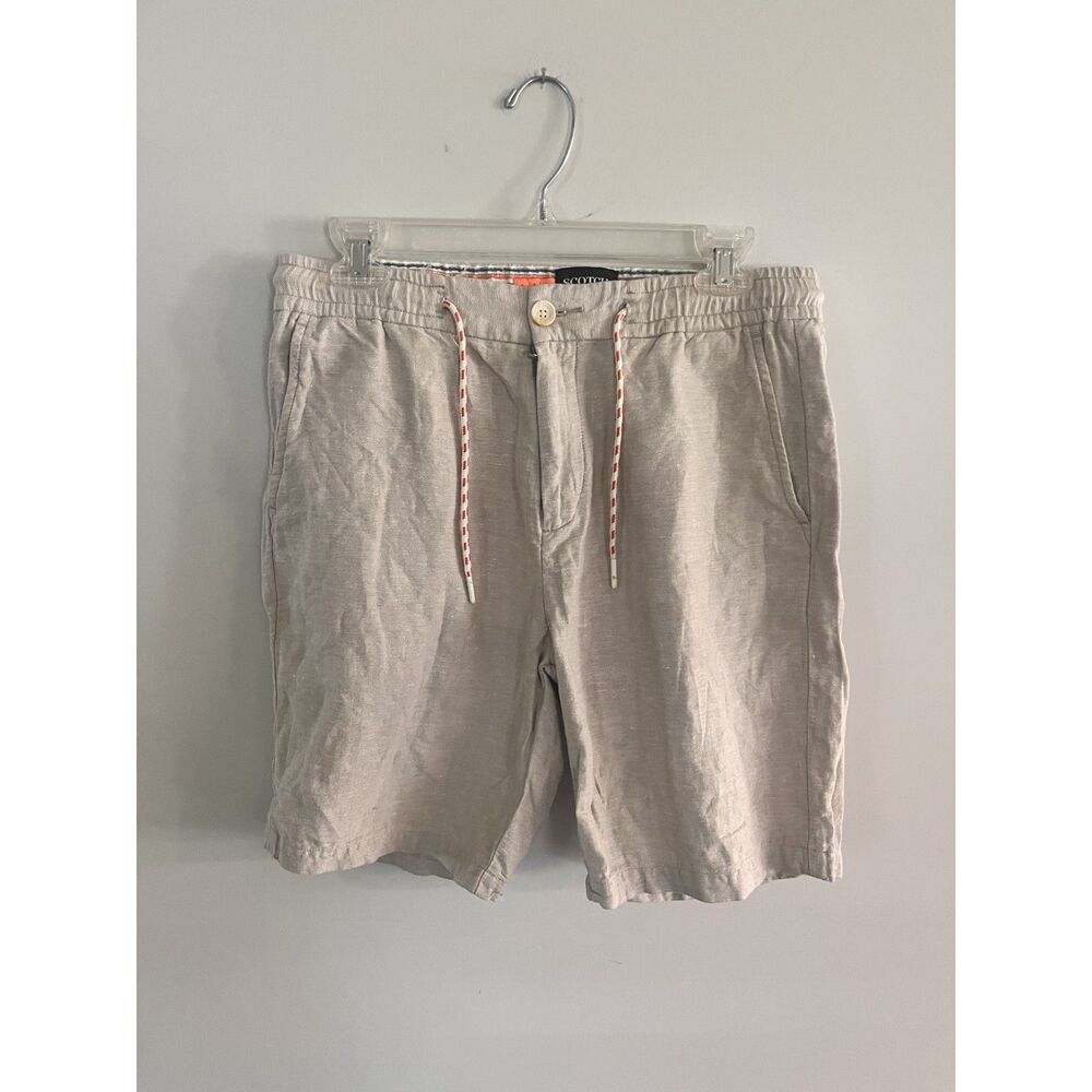 Scotch & Soda Fave Lightweight Khaki Shorts Size 29